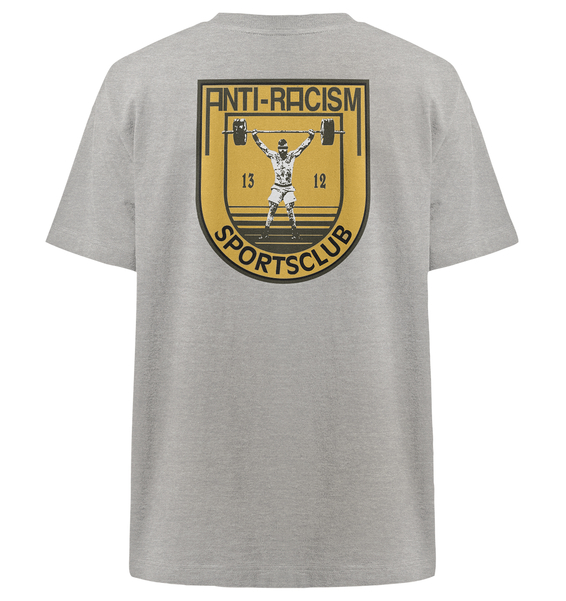 Anti Racism Sportsclub (Backprint) - Heavy Oversized Shirt - Equal Rebels