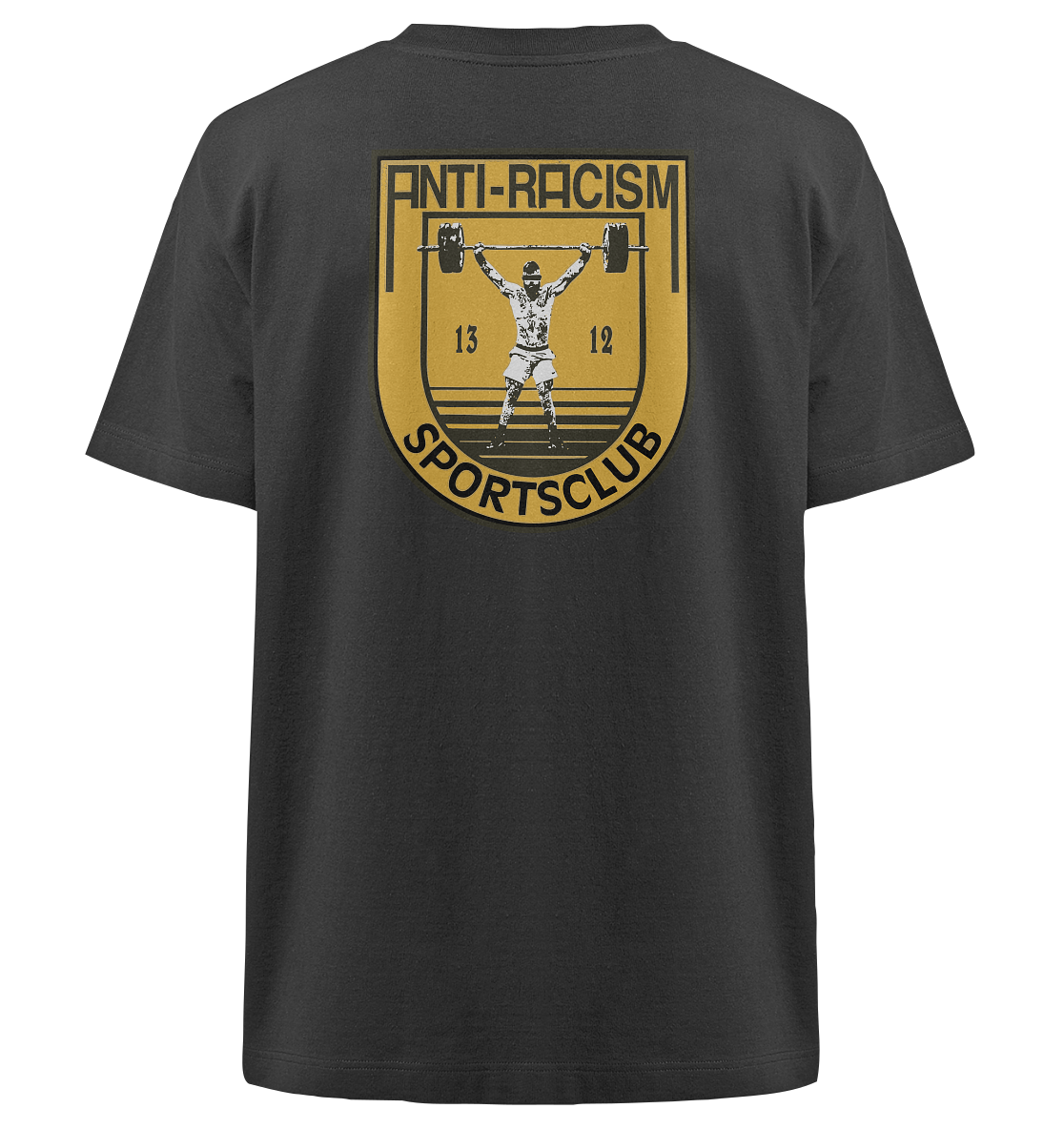 Anti Racism Sportsclub (Backprint) - Heavy Oversized Shirt - Equal Rebels