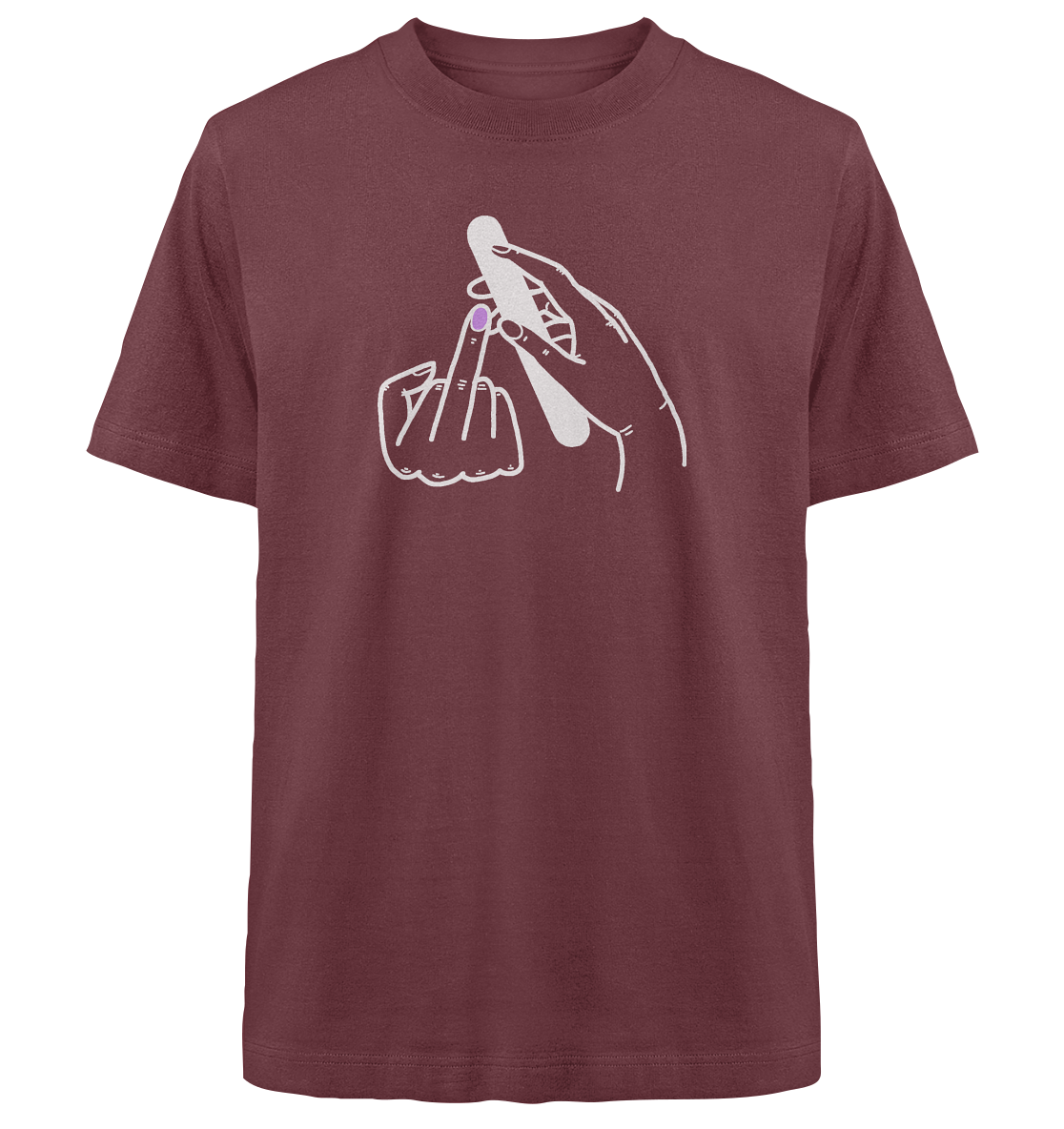 Feminism Finger - Heavy Oversized Shirt - Equal Rebels