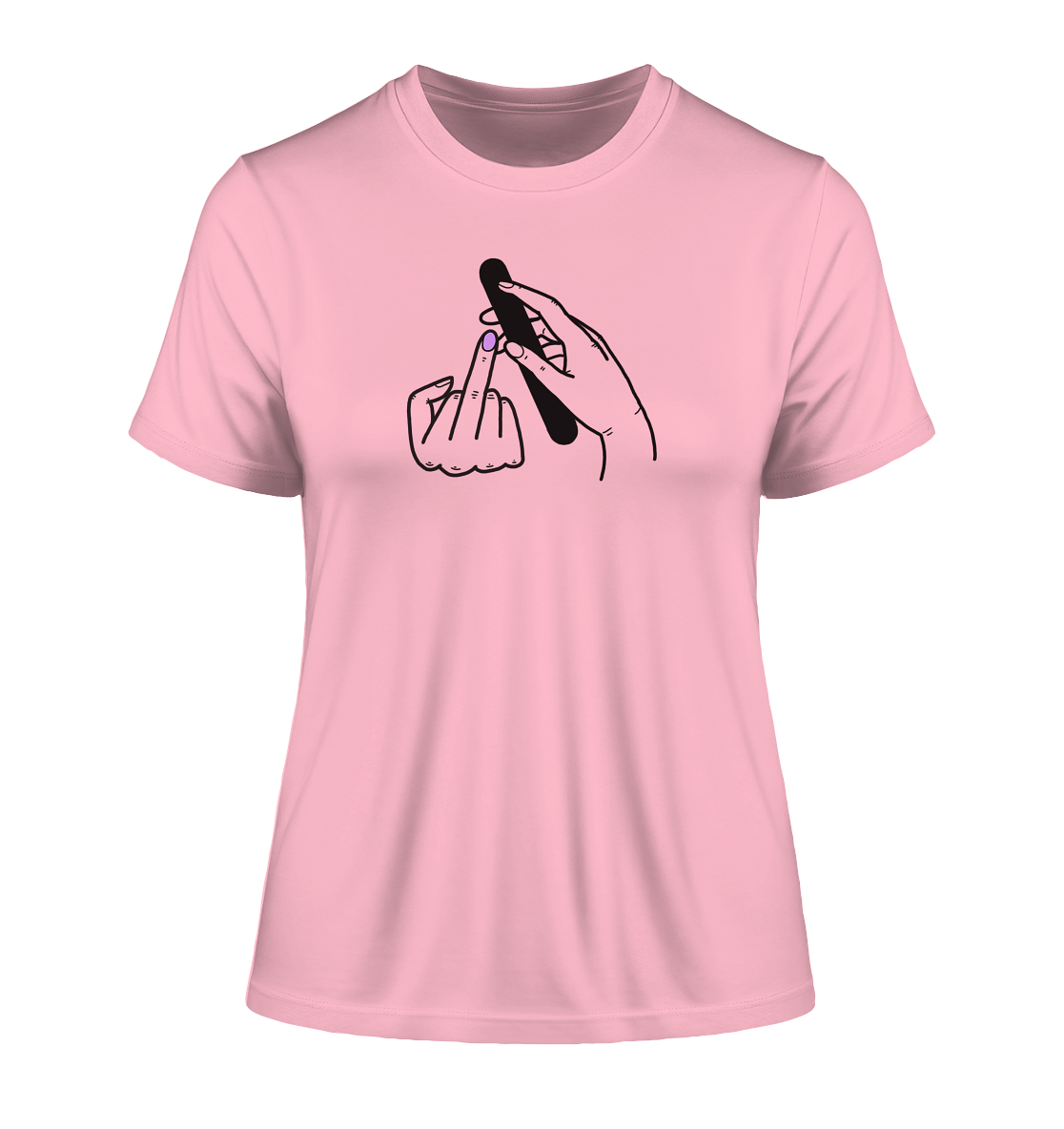 Feminism Finger - Ladies Organic Shirt - Equal Rebels