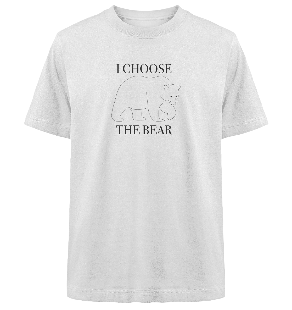 I Choose The Bear - Heavy Oversized Shirt - Equal Rebels