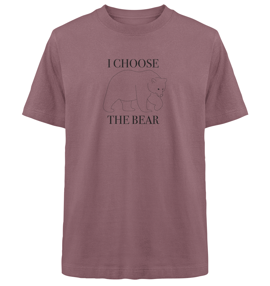 I Choose The Bear - Heavy Oversized Shirt - Equal Rebels