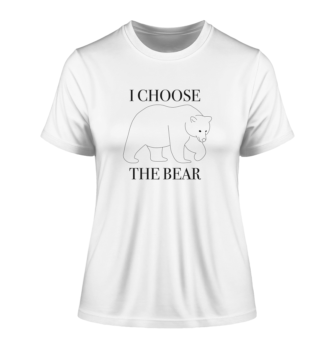I Choose The Bear - Ladies Organic Shirt - Equal Rebels