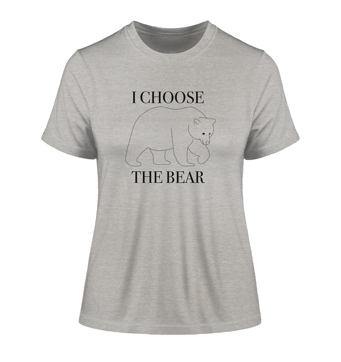 I Choose The Bear - Ladies Organic Shirt - Equal Rebels