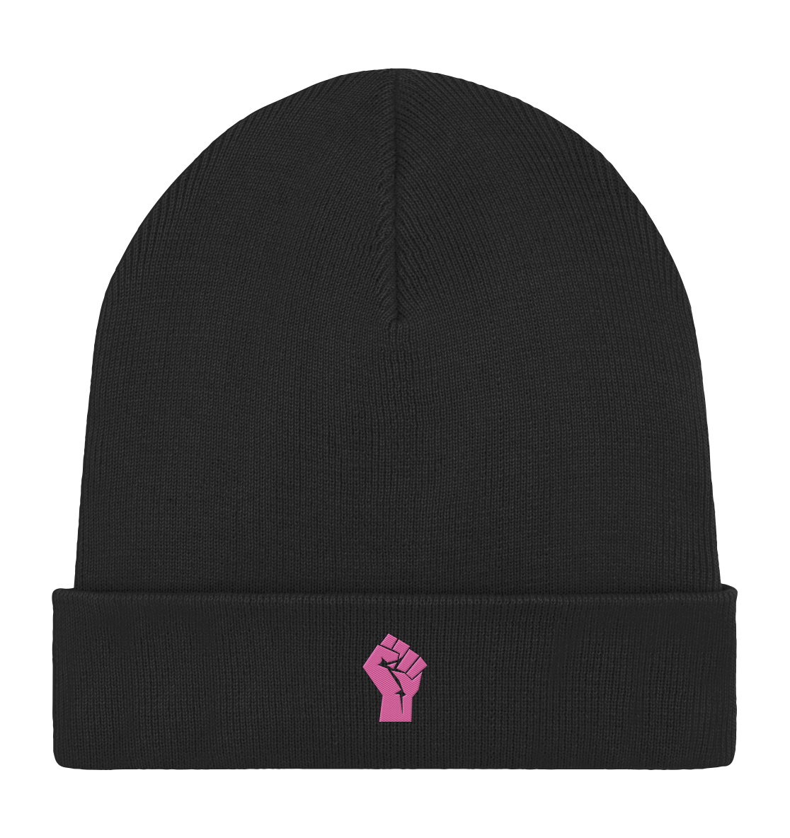 Raised Fist - Organic Rib Beanie - Equal Rebels