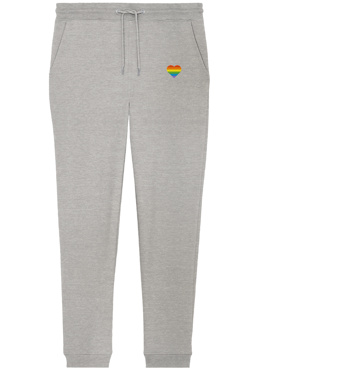 Regenbogenherz Pride LGBTQIA+ - Organic Jogger Pants (Stick) - Equal Rebels