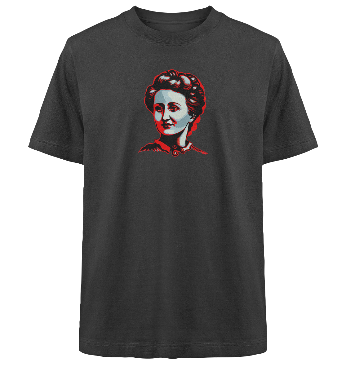 Rosa Luxemburg - Heavy Oversized Shirt - Equal Rebels
