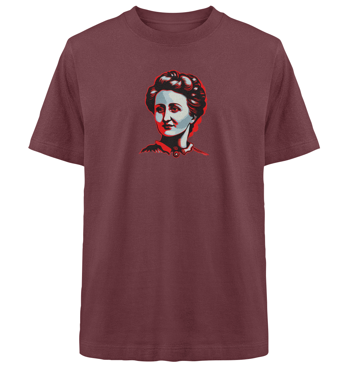 Rosa Luxemburg - Heavy Oversized Shirt - Equal Rebels