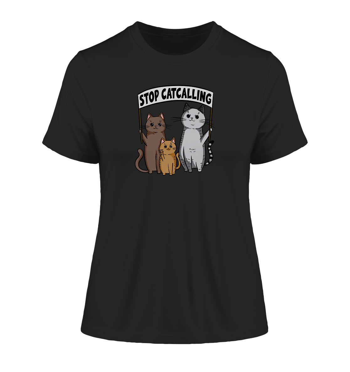 Stop Catcalling - Ladies Organic Shirt - Equal Rebels