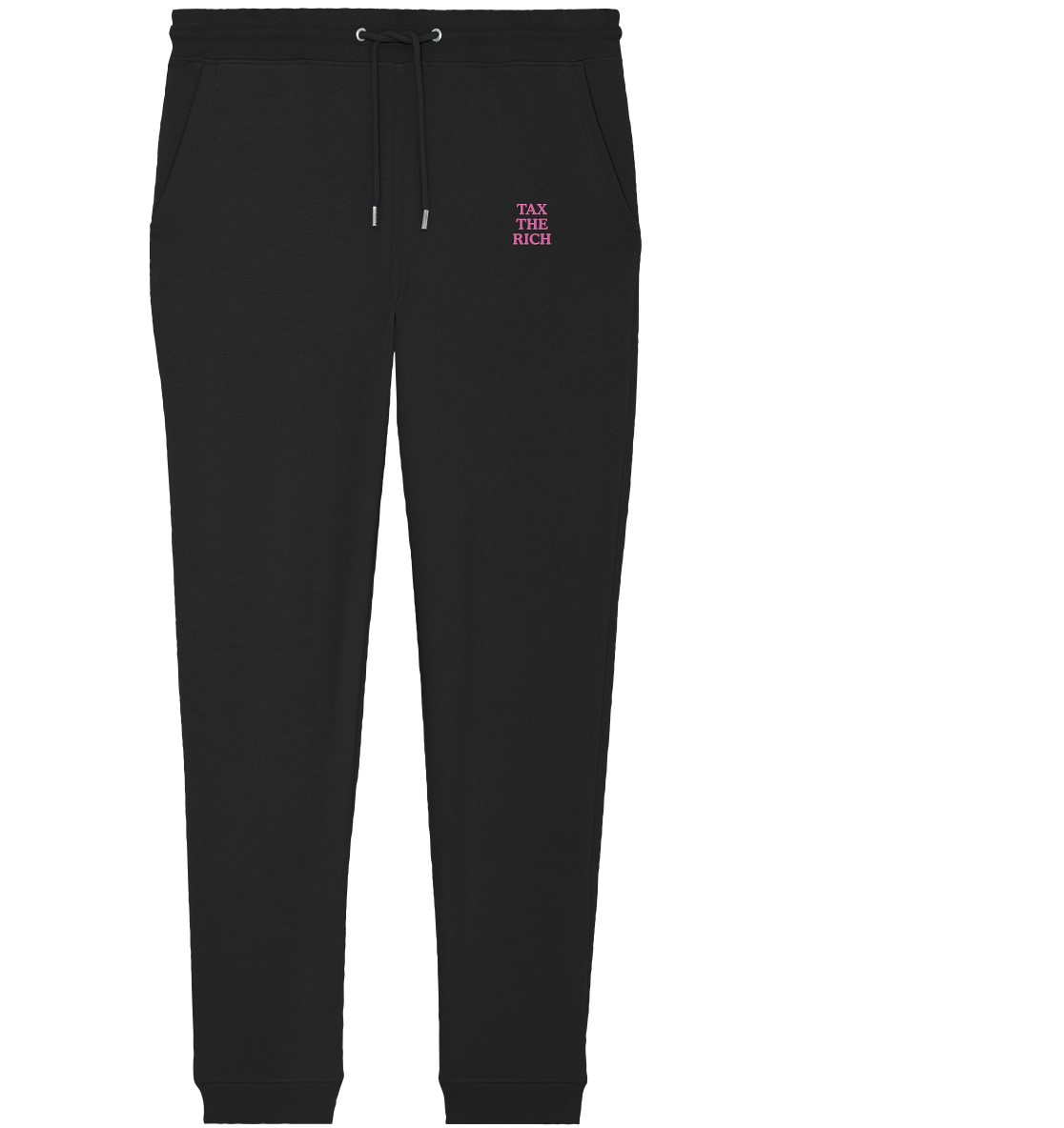 TAX THE RICH (ROSA) - Organic Jogger Pants (Stick) - Equal Rebels