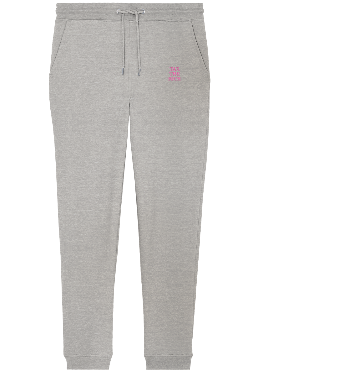 TAX THE RICH (ROSA) - Organic Jogger Pants (Stick) - Equal Rebels