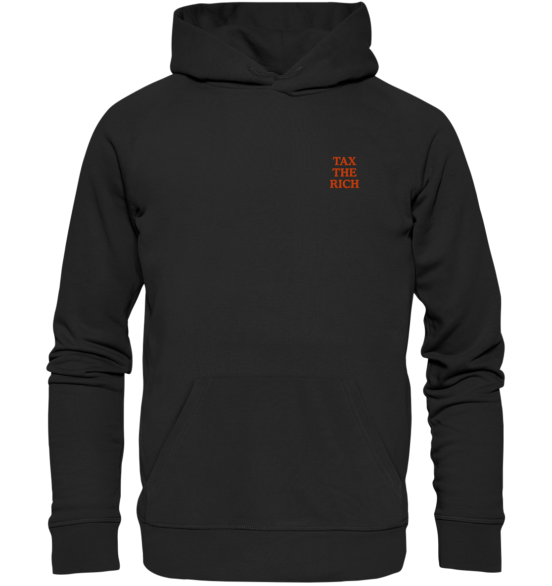 TAX THE RICH (ROT) - Organic Hoodie (Stick) - Equal Rebels