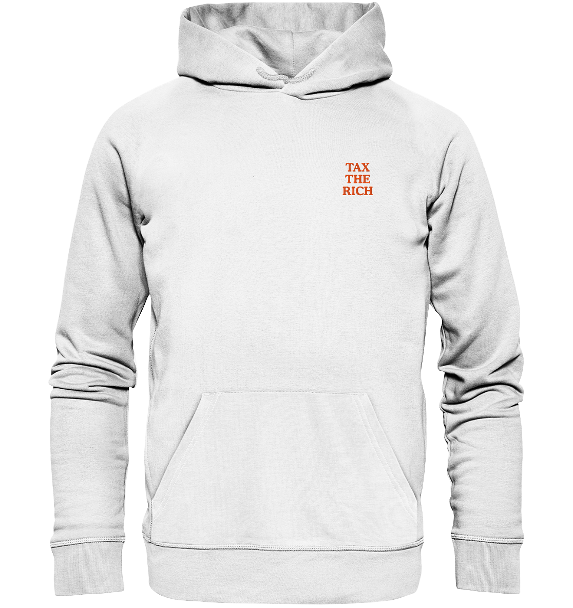 TAX THE RICH (ROT) - Organic Hoodie (Stick) - Equal Rebels