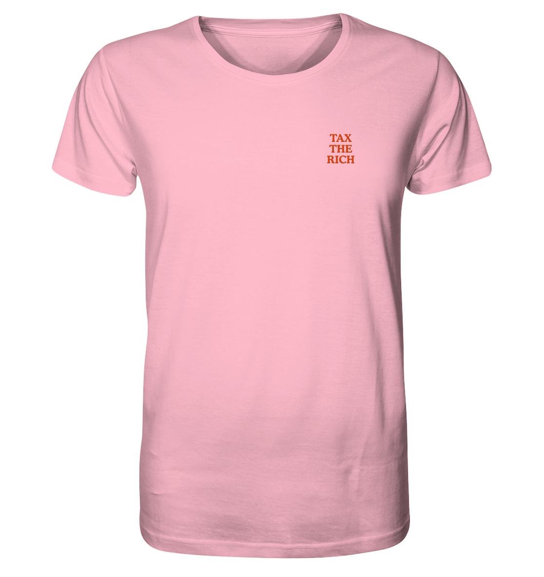 TAX THE RICH (ROT) - Organic Unisex Shirt (Stick) - Equal Rebels