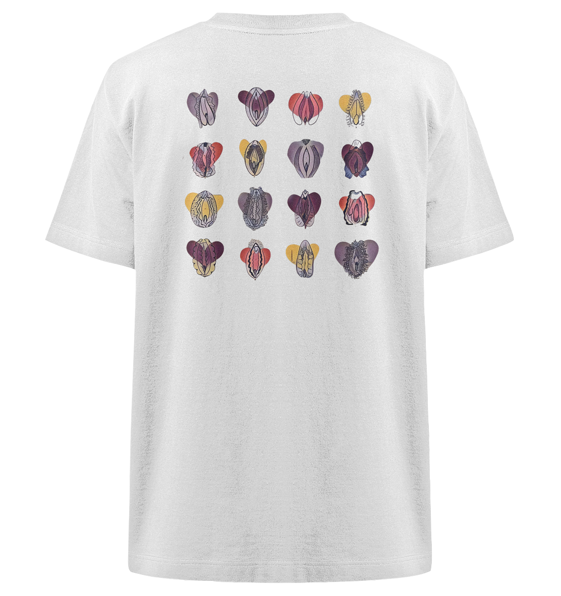 Vulva Collection (Backprint) - Heavy Oversized Shirt - Equal Rebels