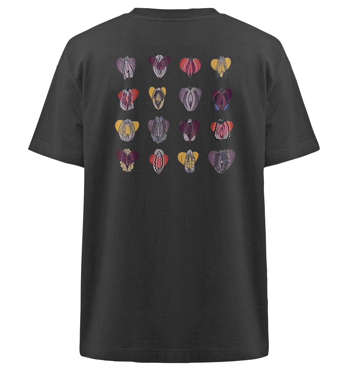 Vulva Collection (Backprint) - Heavy Oversized Shirt - Equal Rebels