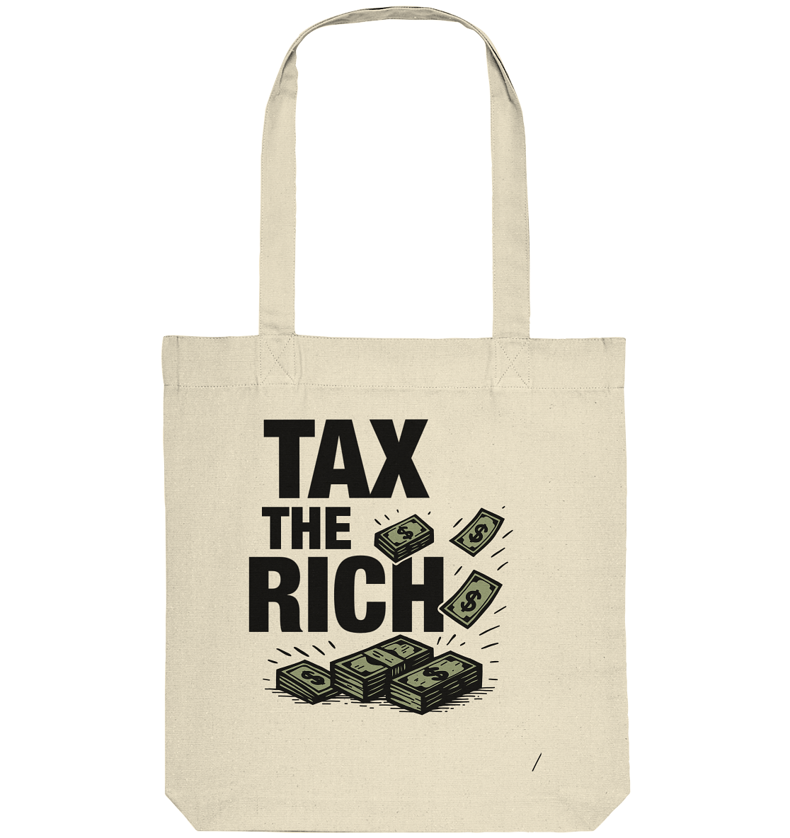 Tax The Rich Bills - Organic Tote-Bag