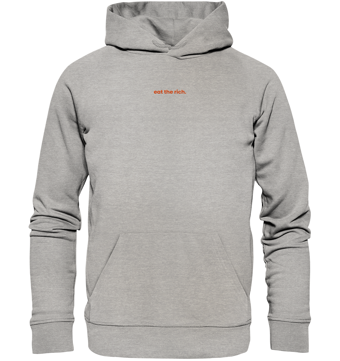 eat the rich. - Organic Unisex Hoodie (Stick) - Equal Rebels