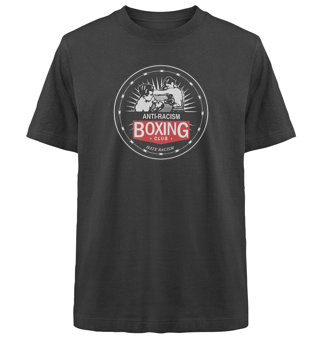 Anti-Racism Boxing-Club - Heavy Oversized Shirt - Equal Rebels