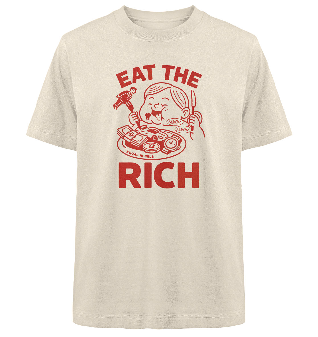 EAT THE RICH - Heavy Oversized Shirt