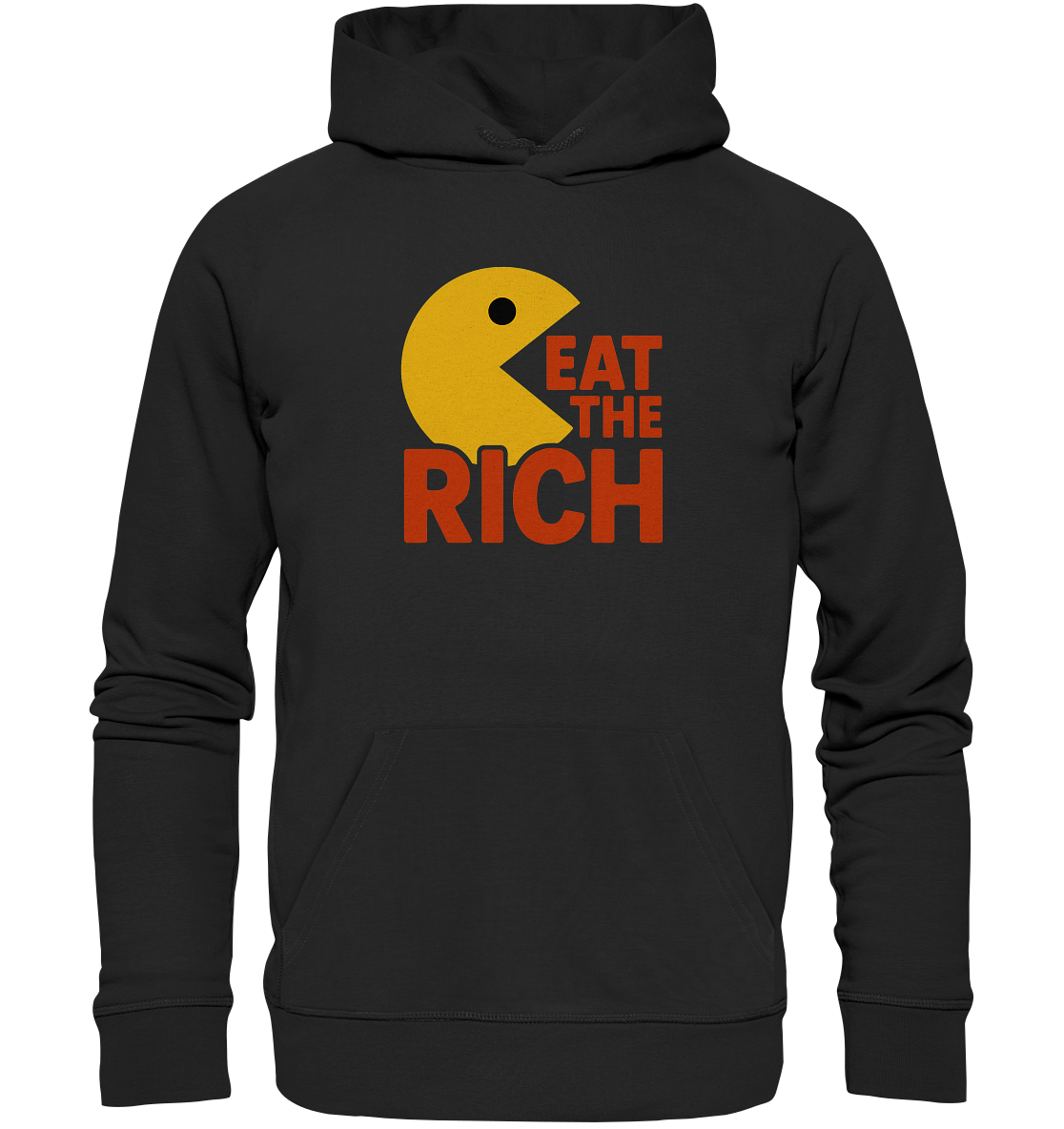 Eat The Rich Retro - Organic Unisex Hoodie