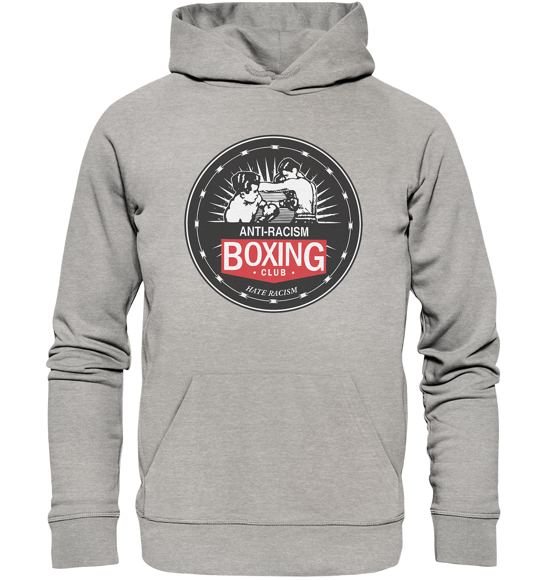 Anti-Racism Boxing-Club - Organic Unisex Hoodie - Equal Rebels