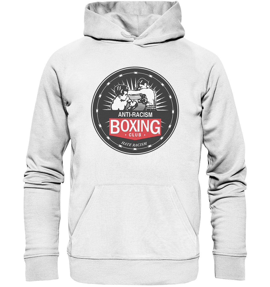 Anti-Racism Boxing-Club - Organic Unisex Hoodie - Equal Rebels