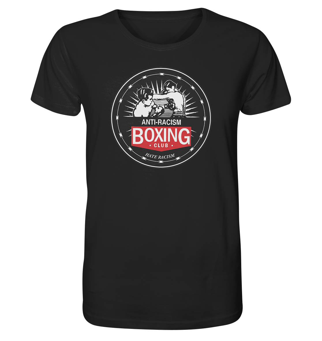 Anti-Racism Boxing-Club - Organic Unisex Shirt - Equal Rebels
