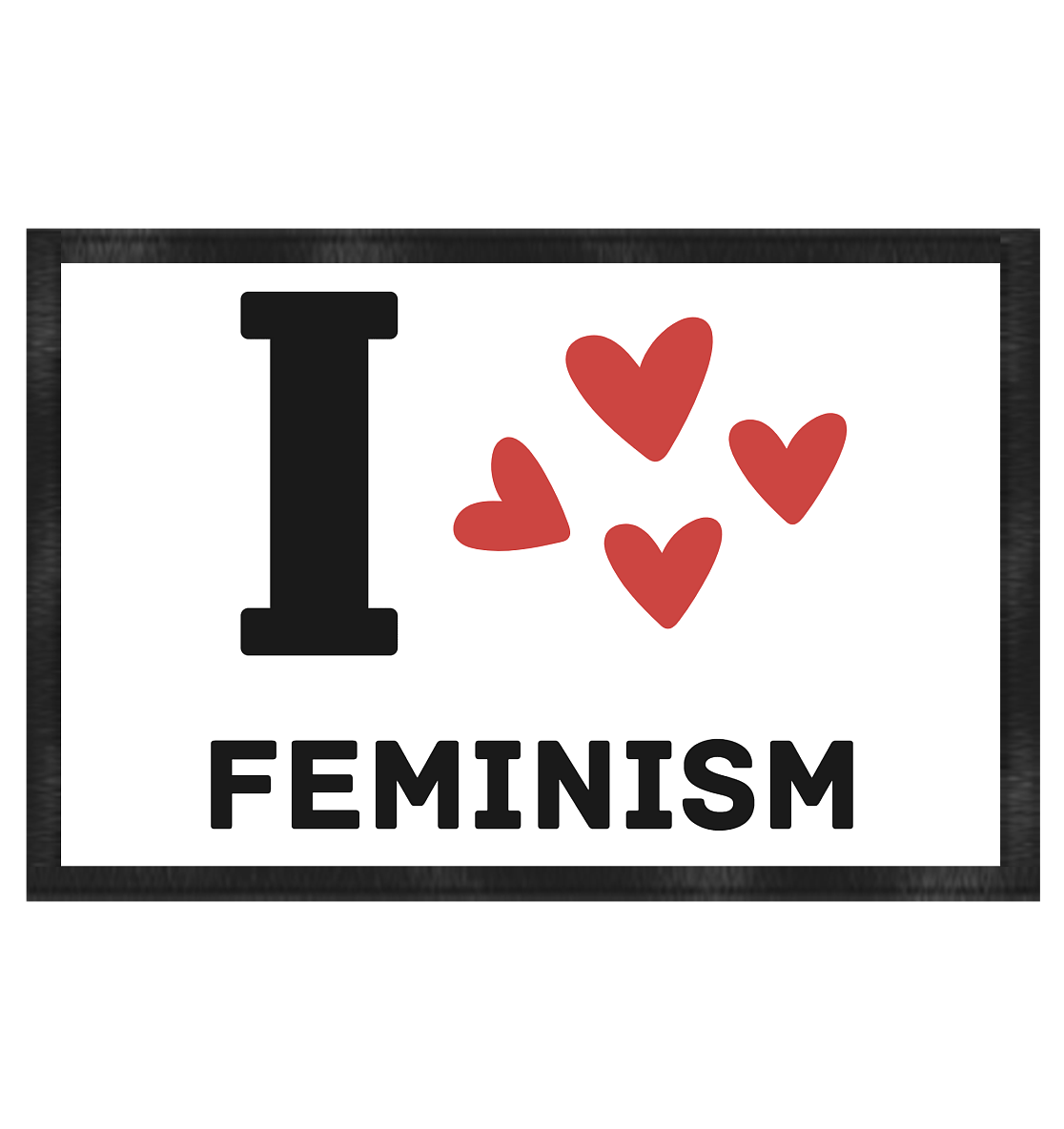 I <3 Feminism - Fußmatte 60x40cm - Equal Rebels
