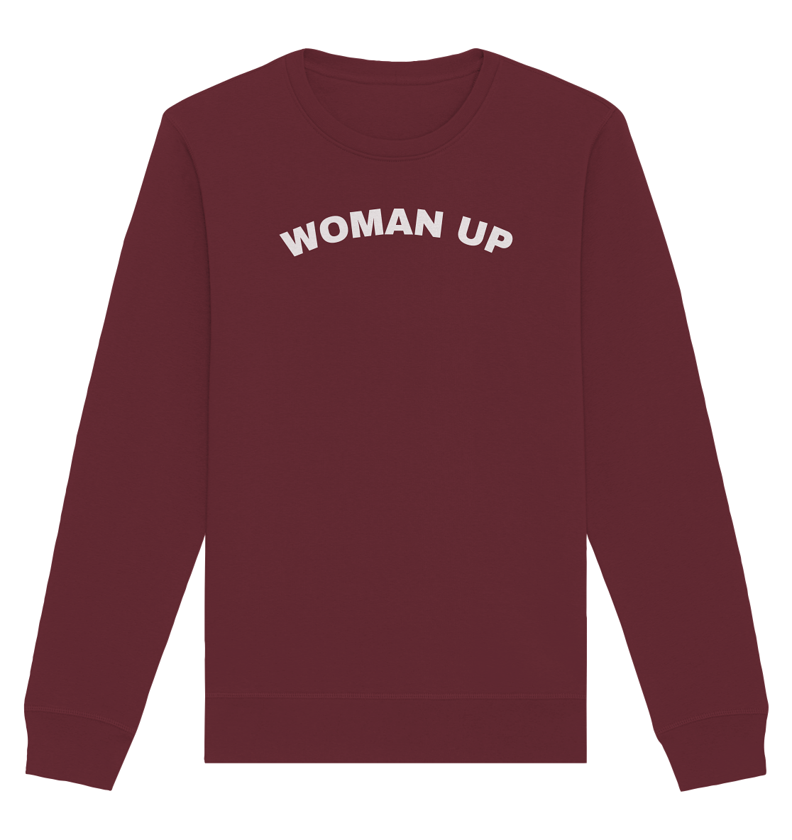 Woman Up Feminismus - Organic Unisex Sweatshirt - Equal Rebels