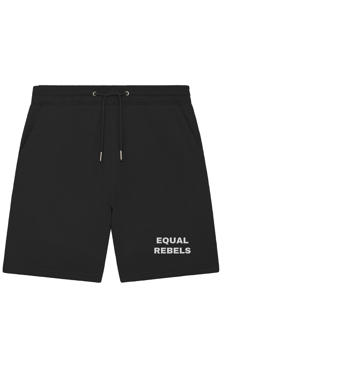 Equal Rebels Logo - Organic Jogger Shorts (Stick) - Equal Rebels