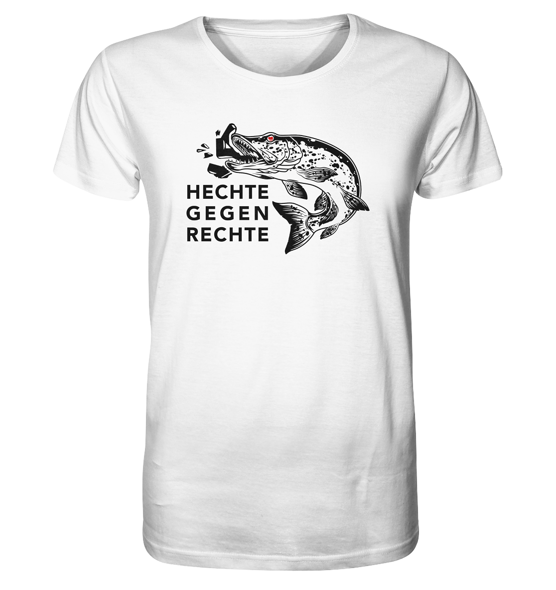 HECHTE GEGEN RECHTE - Organic Unisex Shirt - Equal Rebels