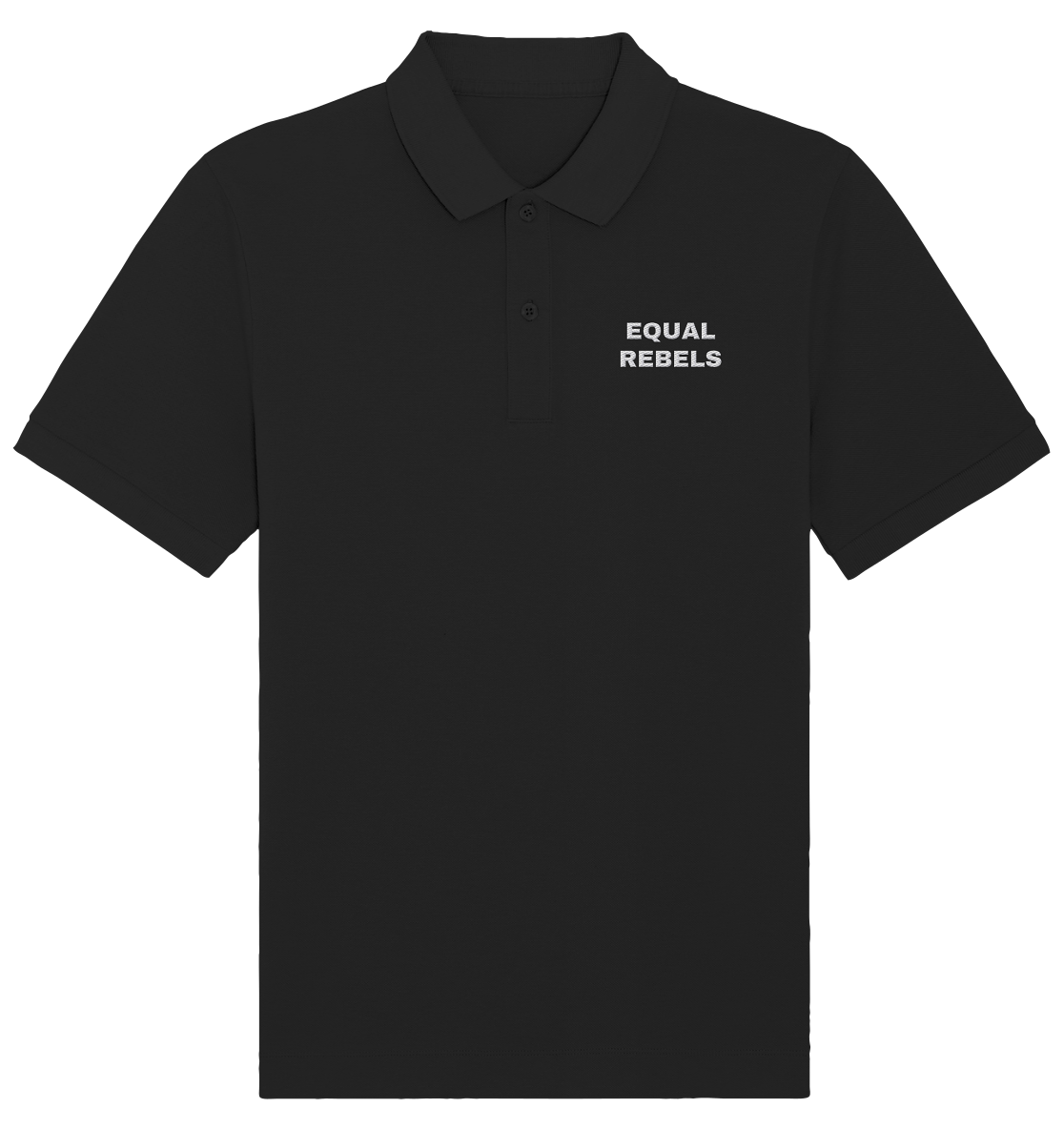 Equal Rebels Logo - Organic Poloshirt (Stick) - Equal Rebels