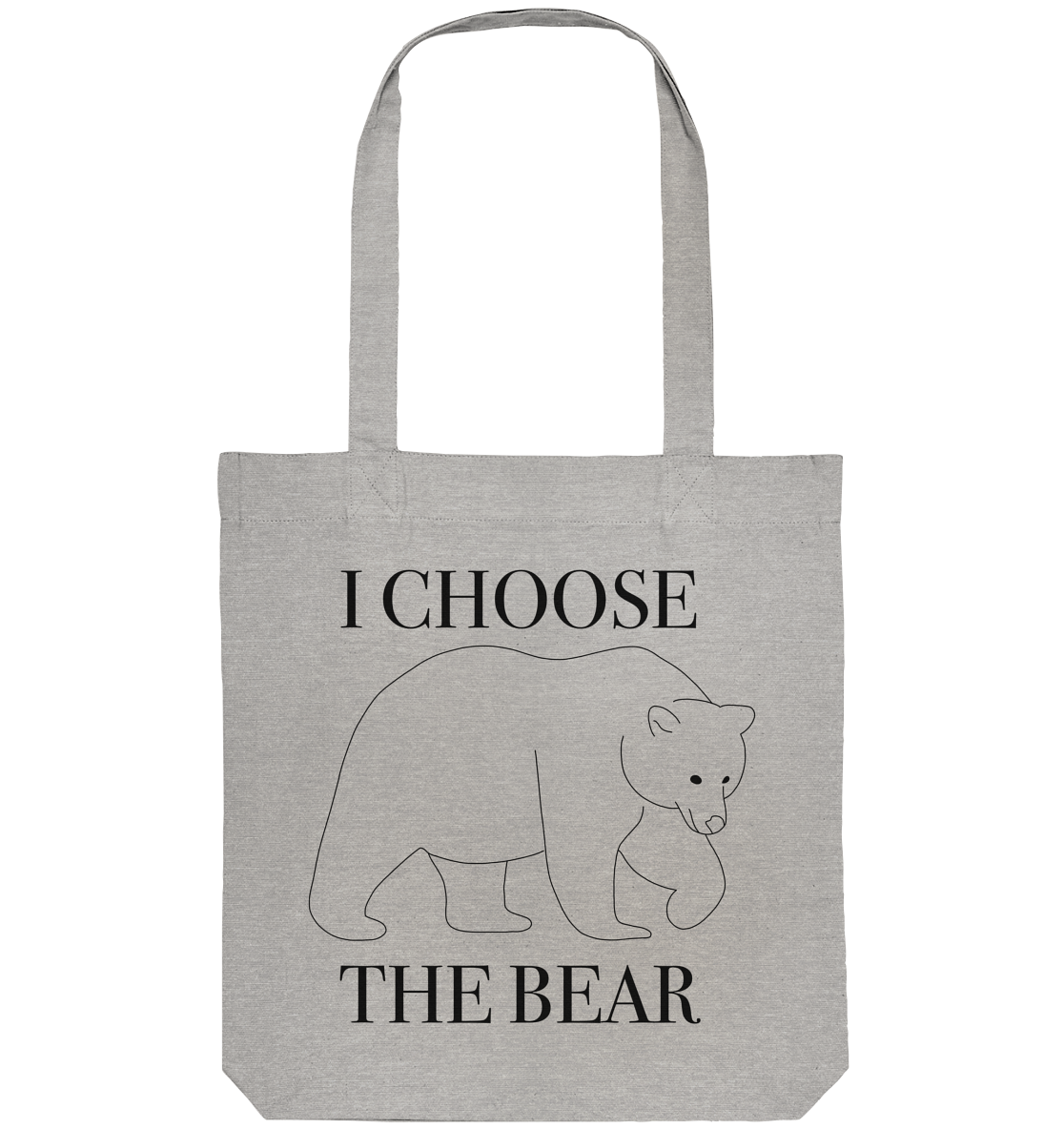 I Choose The Bear - Organic Tote-Bag - Equal Rebels