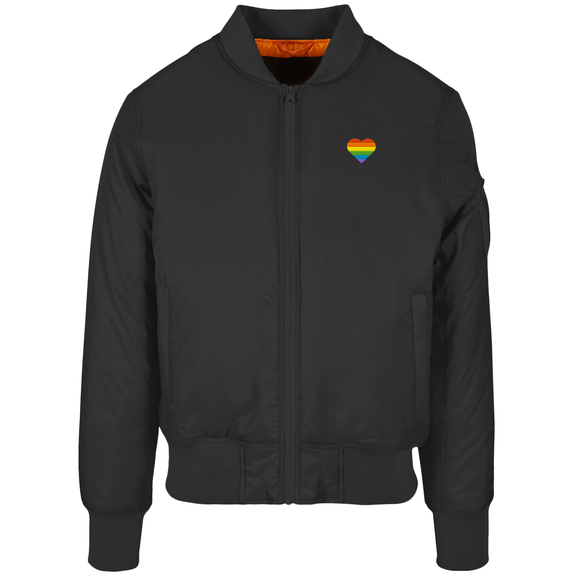 Regenbogenherz Pride LGBTQIA+ - Bomber Jacket - Equal Rebels