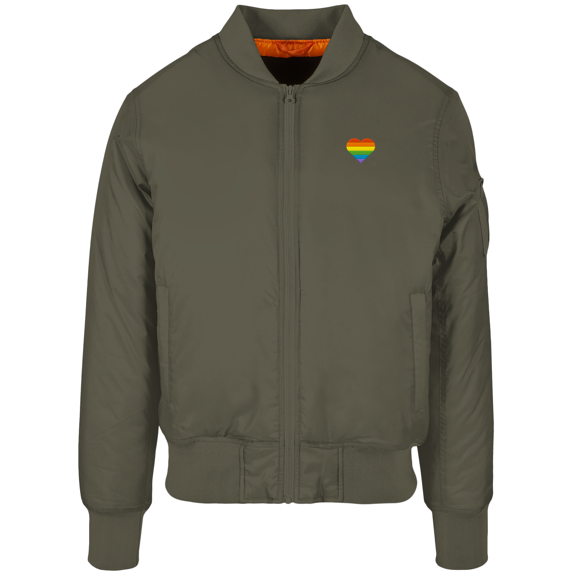 Regenbogenherz Pride LGBTQIA+ - Bomber Jacket - Equal Rebels