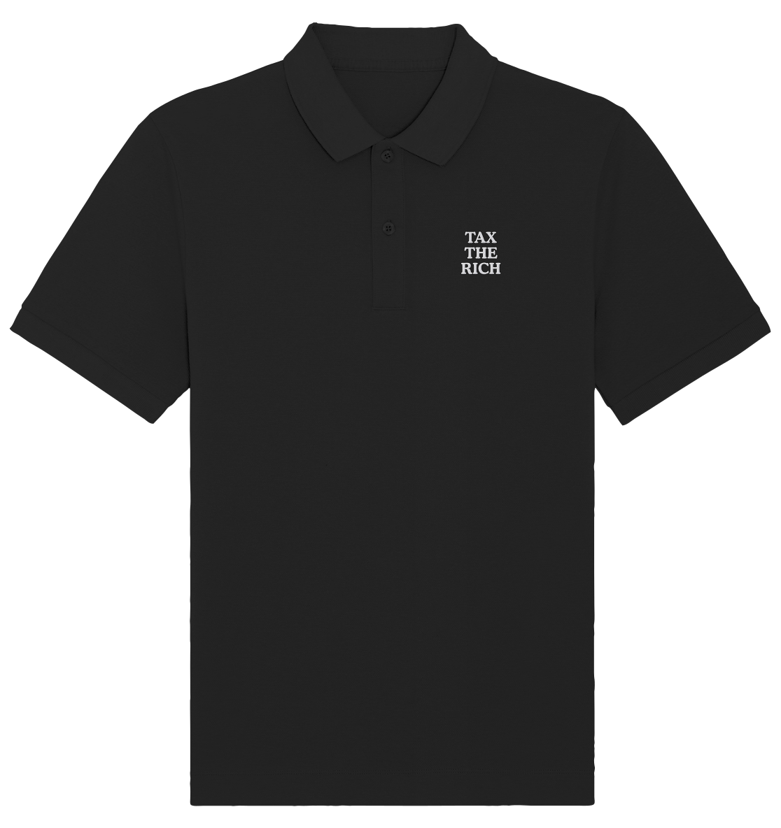 TAX THE RICH  - Organic Poloshirt (Stick) - Equal Rebels