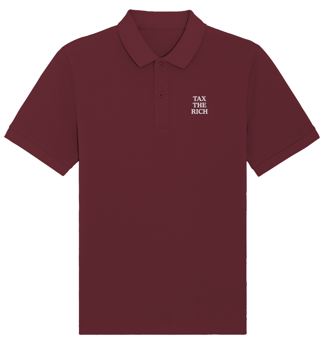 TAX THE RICH  - Organic Poloshirt (Stick) - Equal Rebels