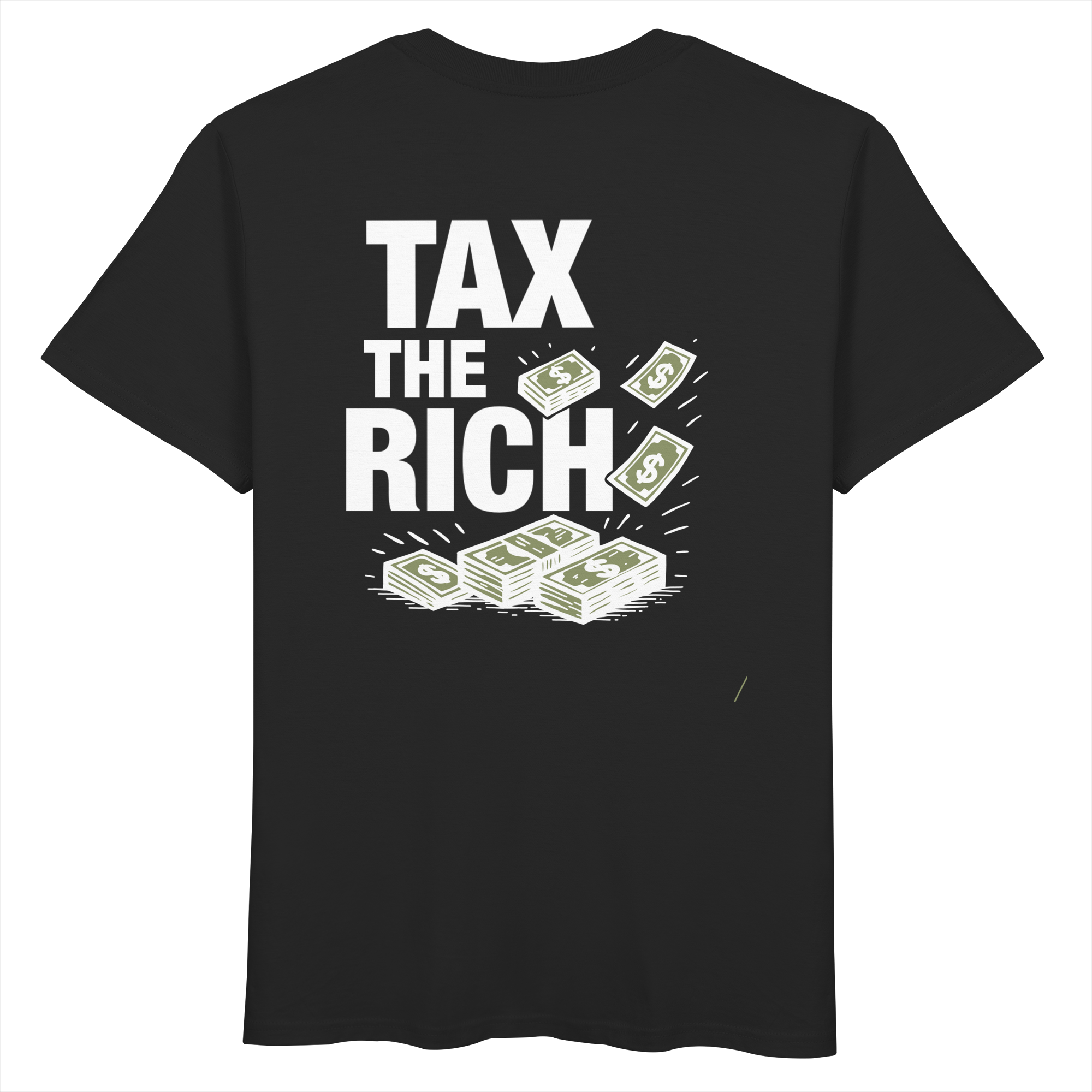 Tax The Rich Bills - Organic Unisex Shirt (Backprint)