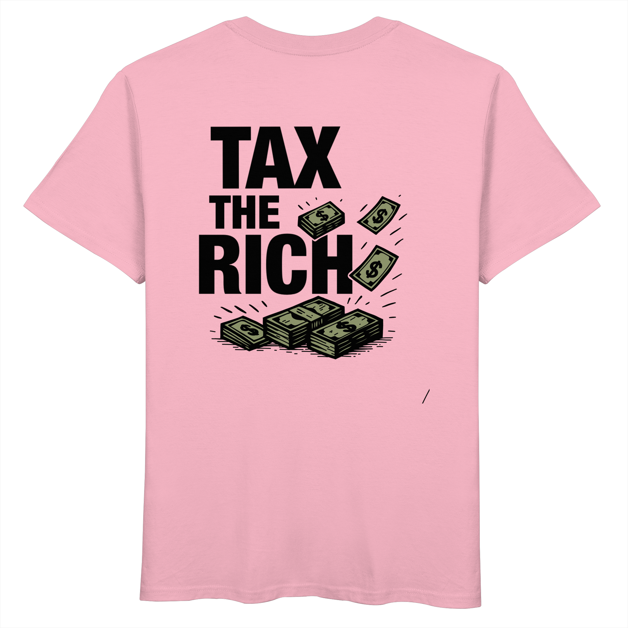 Tax The Rich Bills - Organic Unisex Shirt (Backprint)