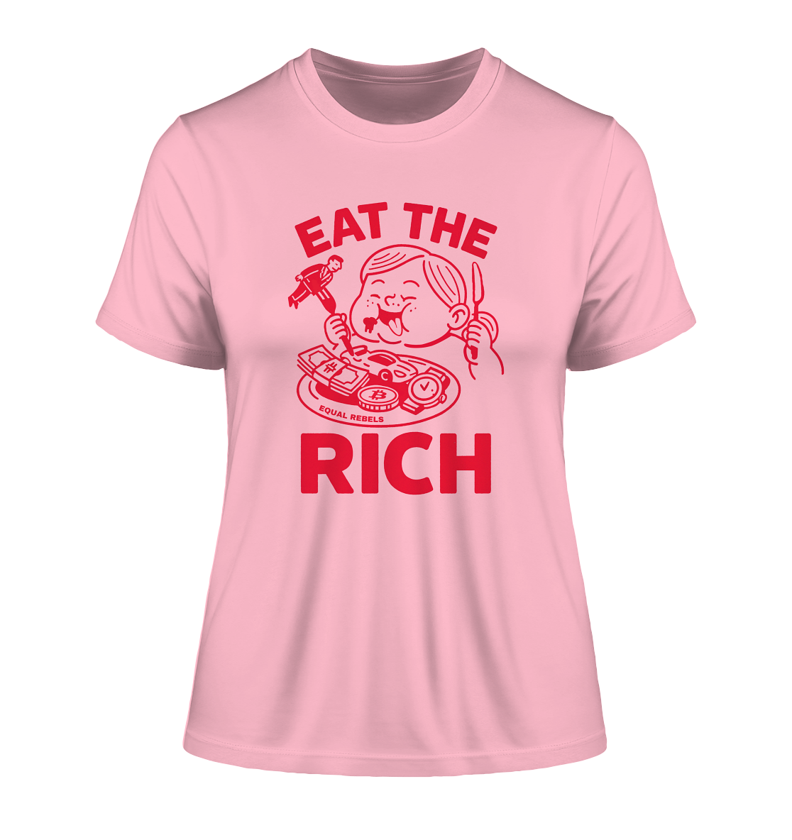 EAT THE RICH - Ladies Organic Shirt