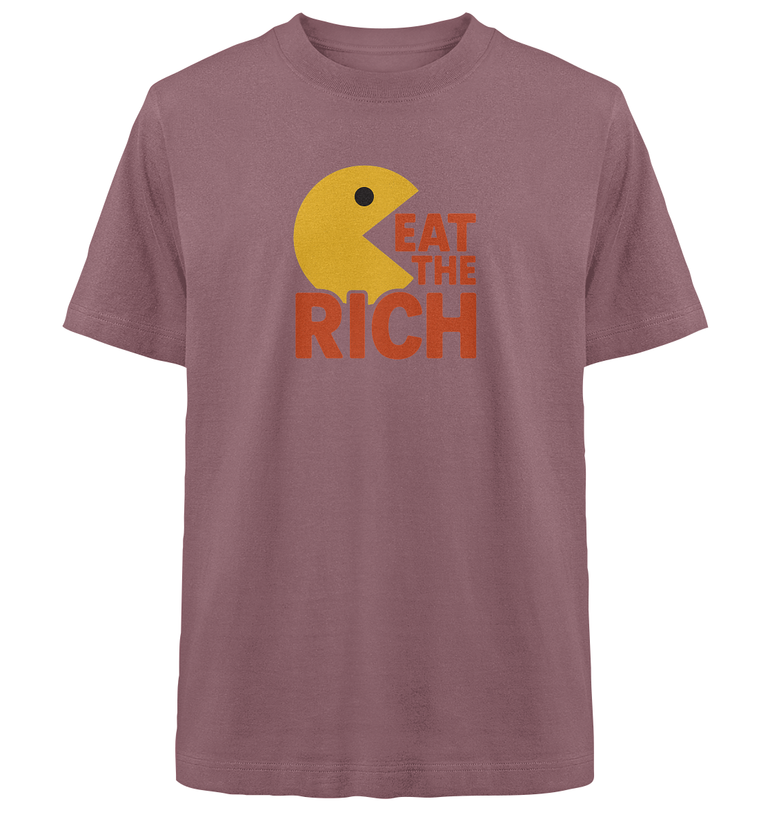 Eat The Rich Retro - Heavy Oversized Shirt