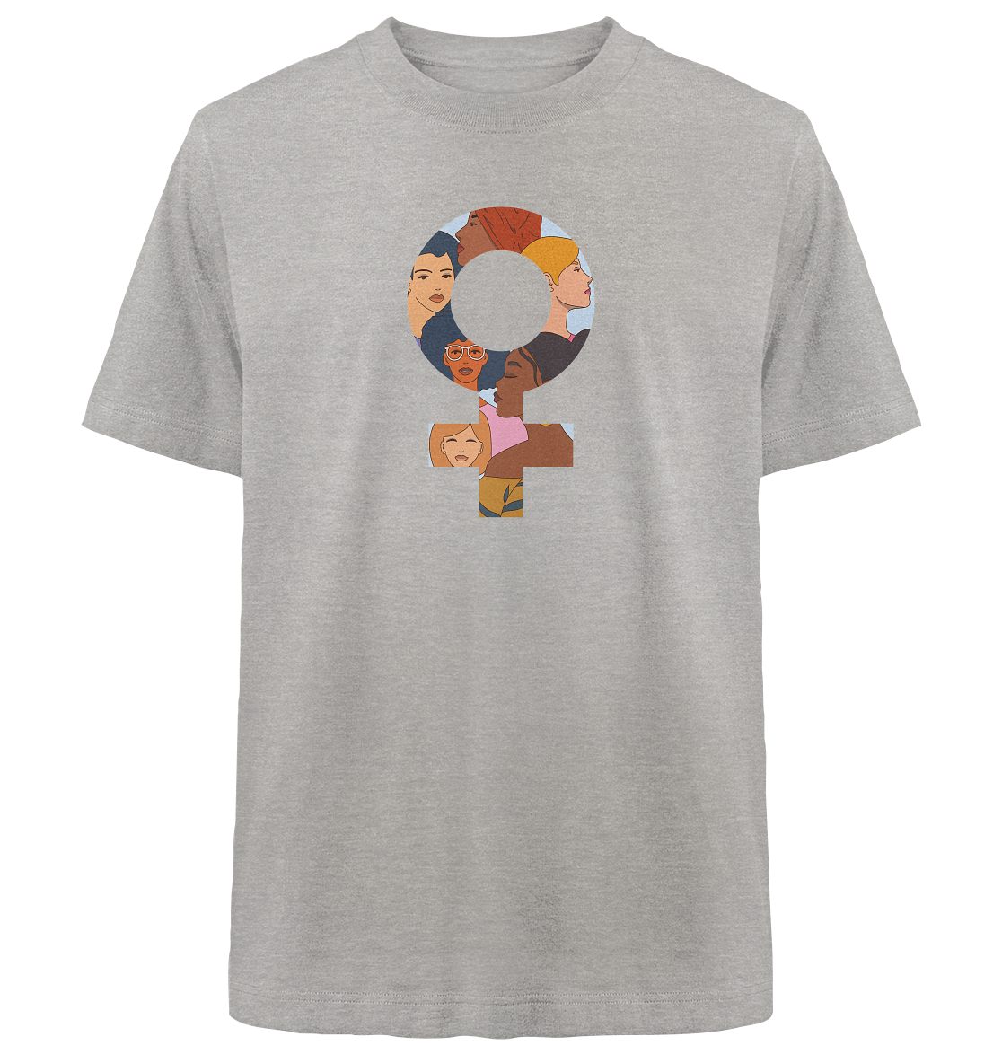 Female Symbol - Heavy Oversized Shirt