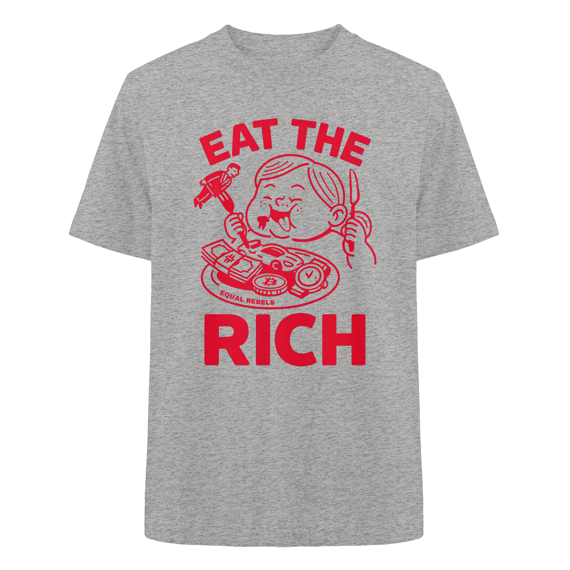 EAT THE RICH - Heavy Oversized Shirt