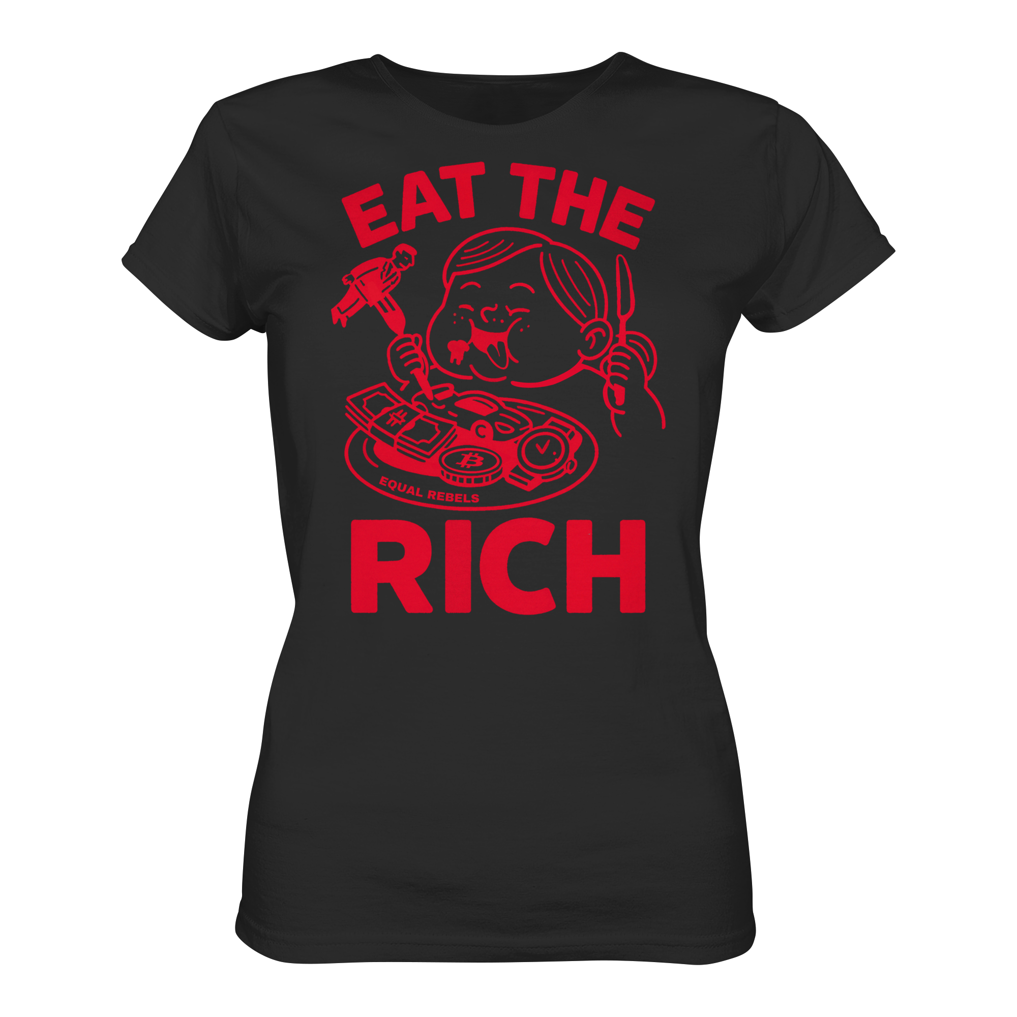 EAT THE RICH - Ladies Organic Shirt