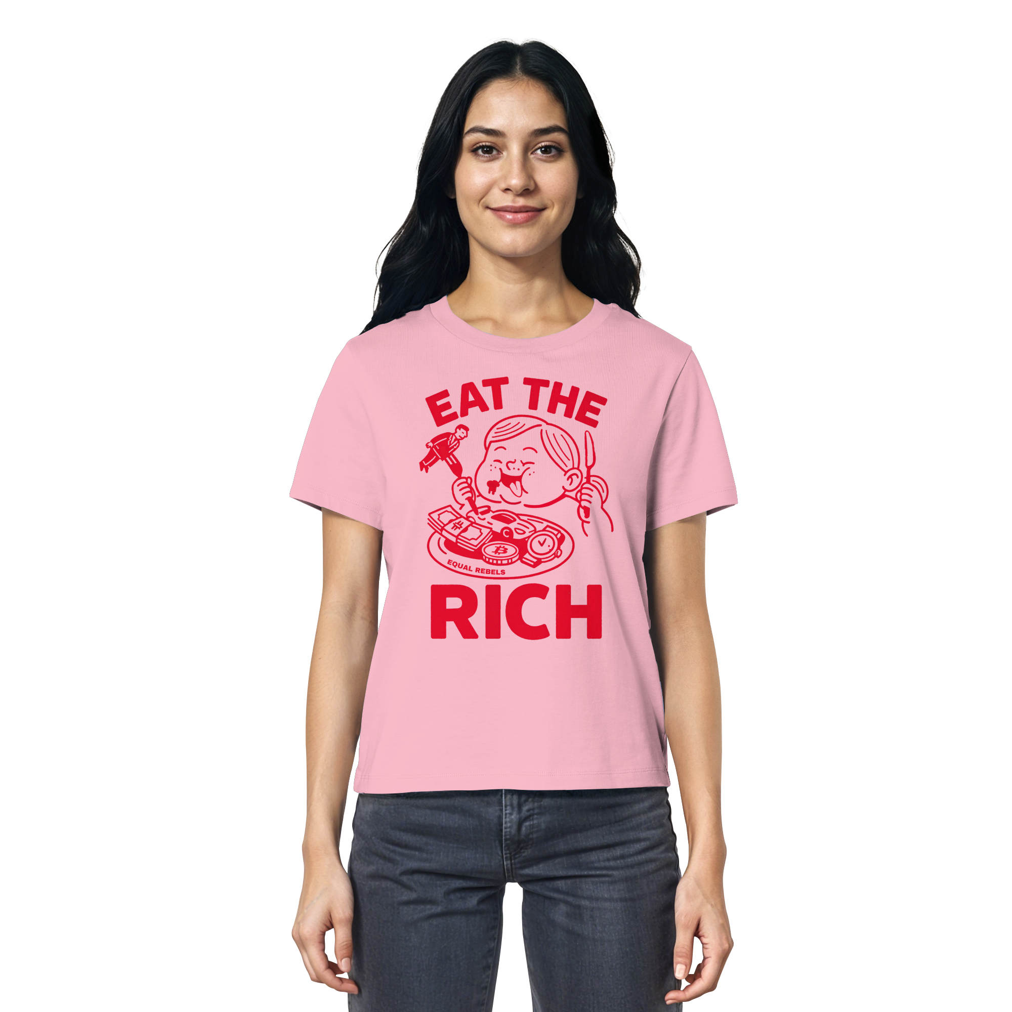 EAT THE RICH - Ladies Organic Shirt