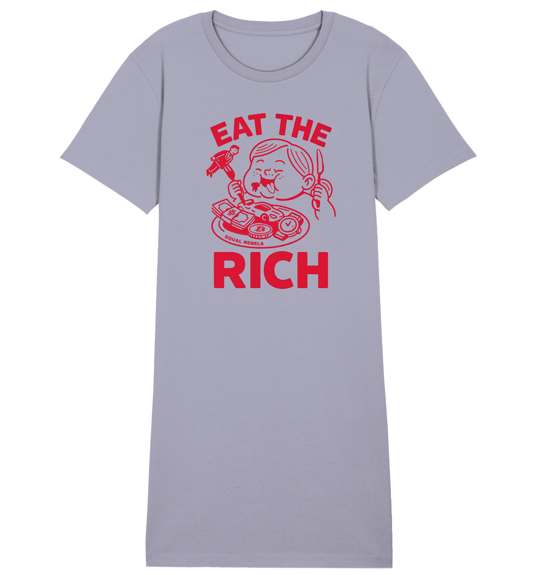 EAT THE RICH - Organic Shirt Dress