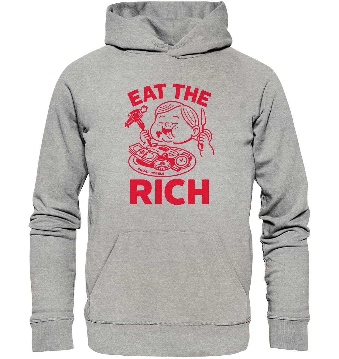 EAT THE RICH - Organic Unisex Hoodie