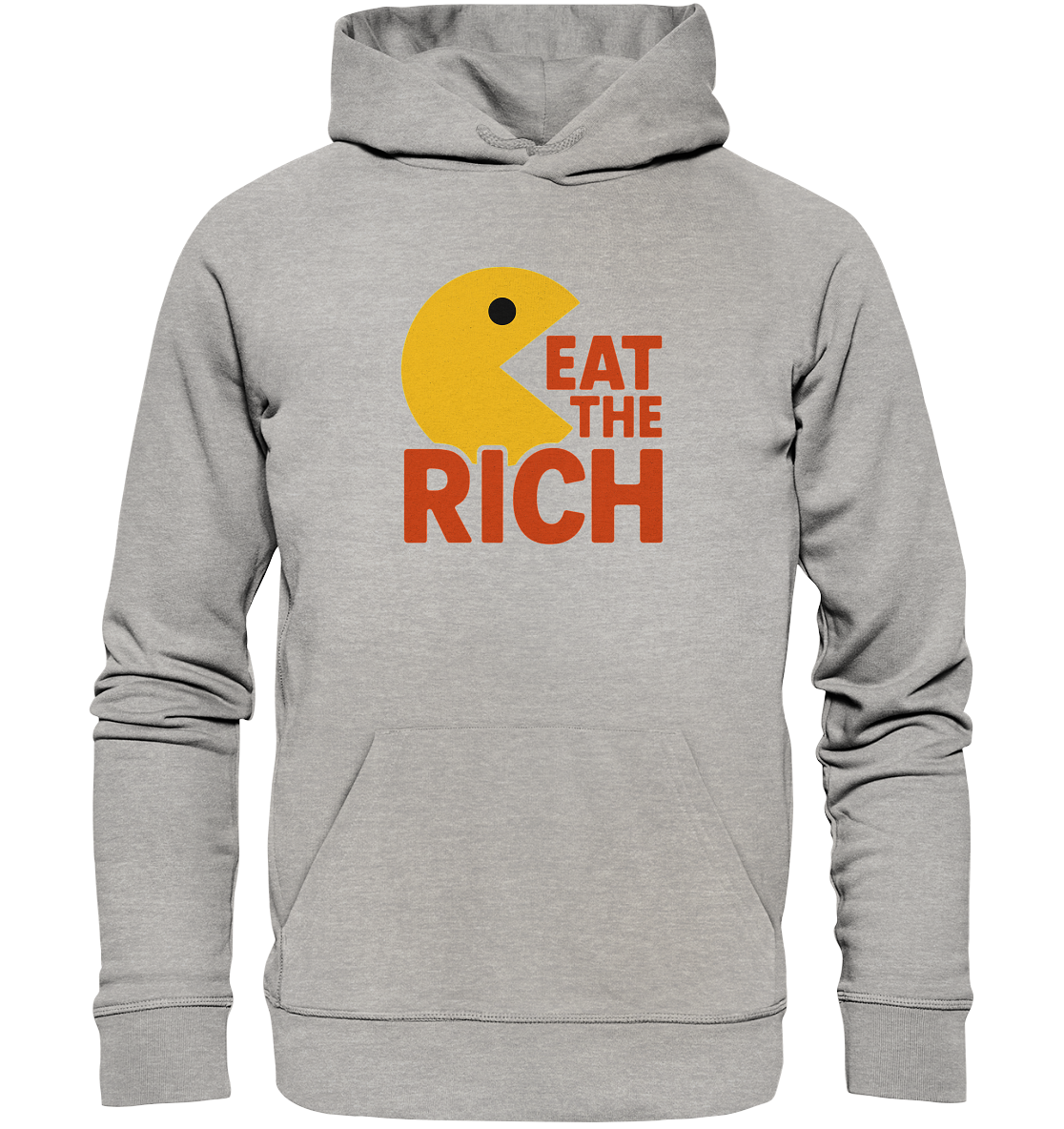 Eat The Rich Retro - Organic Unisex Hoodie