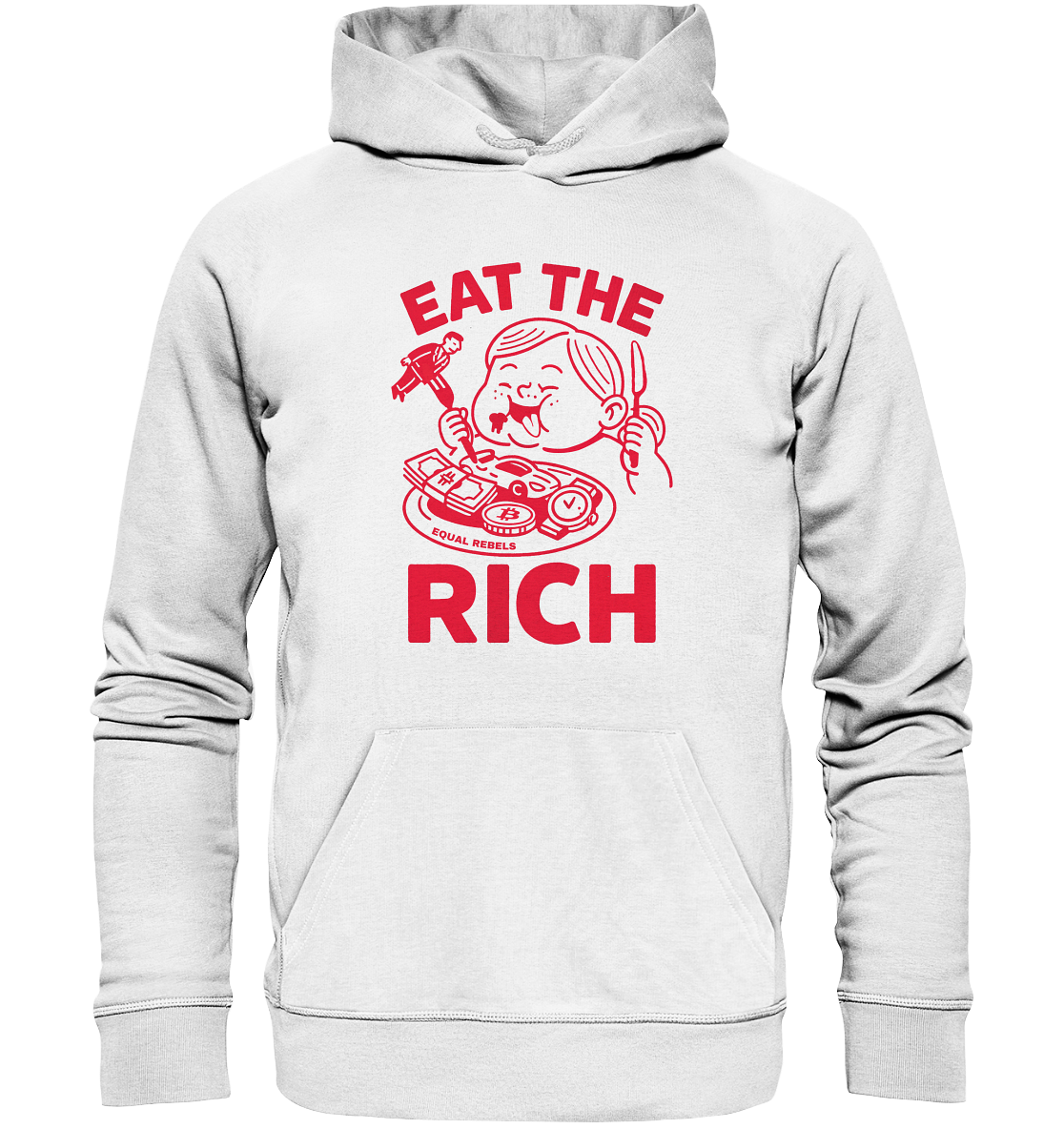 EAT THE RICH - Organic Unisex Hoodie